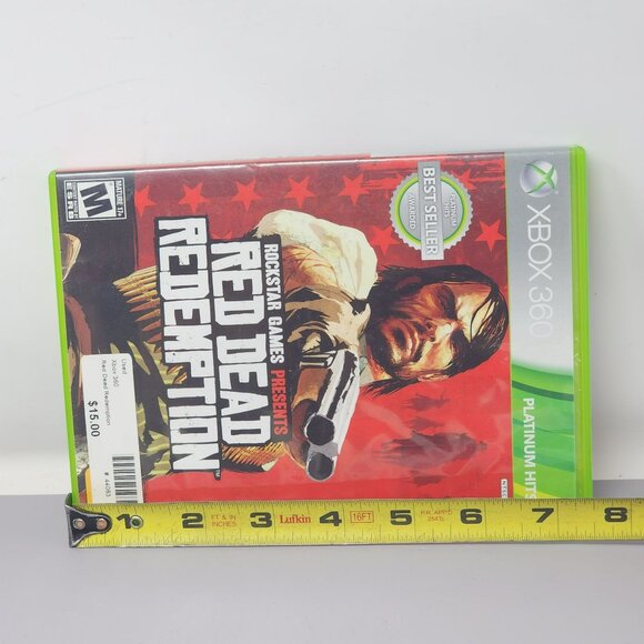 Red Dead Redemption Xbox 360 Platinum Hits Edition Untested - Picture 6 of 6